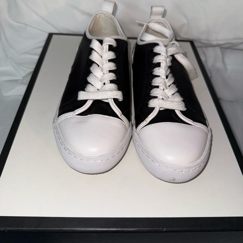 Moschino Black and White Sneakers